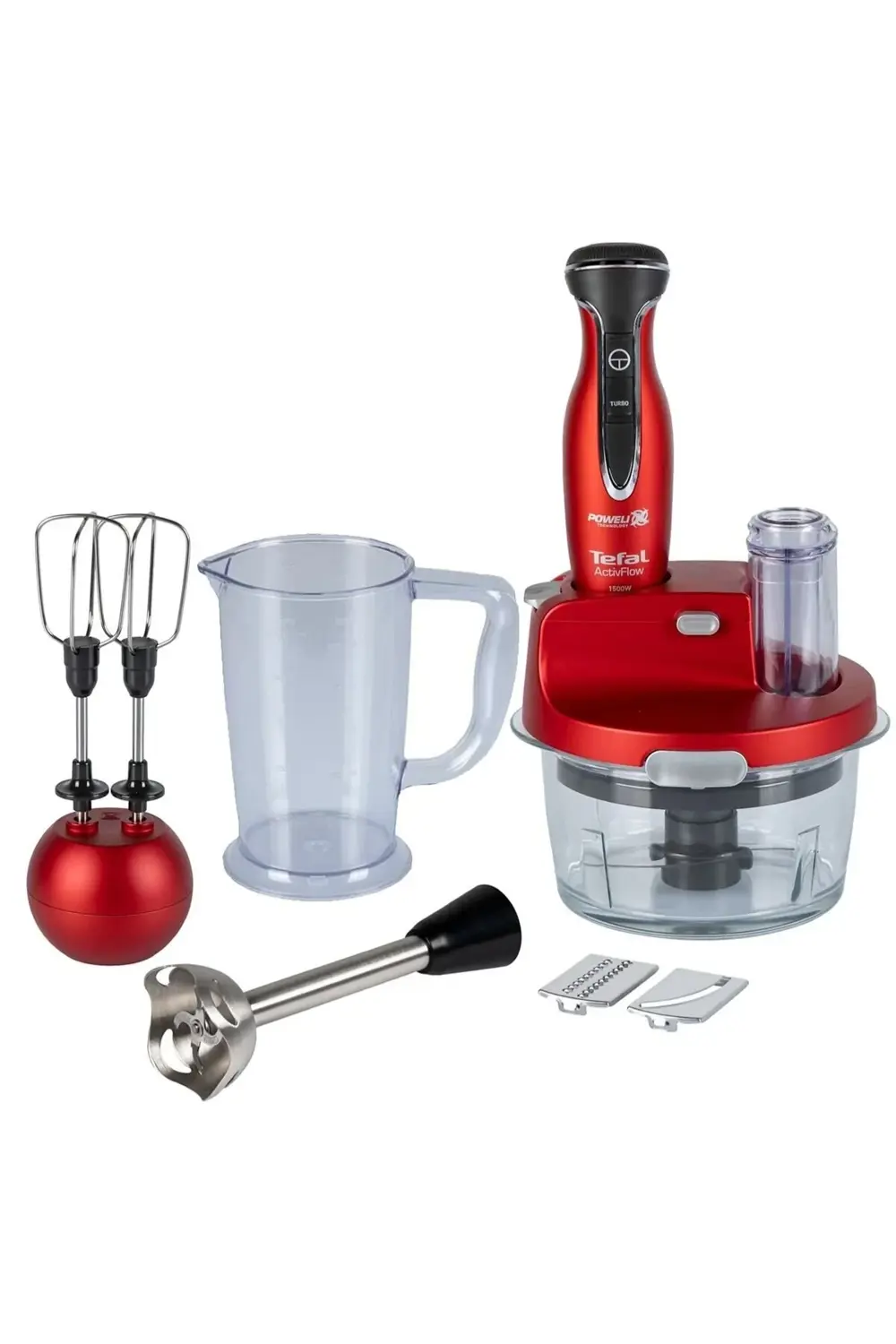 Tefal Powelix Activflow Expert 1500 Watt Cam Hazneli Blender Seti - Kır