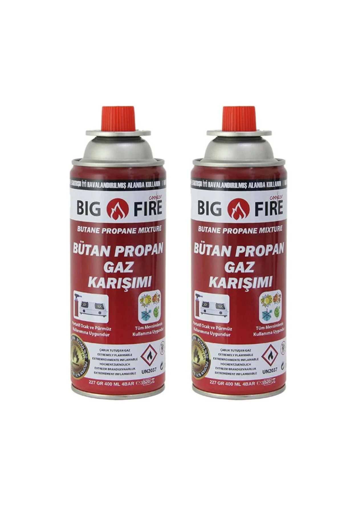 Power 227gr Valfli Gaz Kartuşu Ikili Set