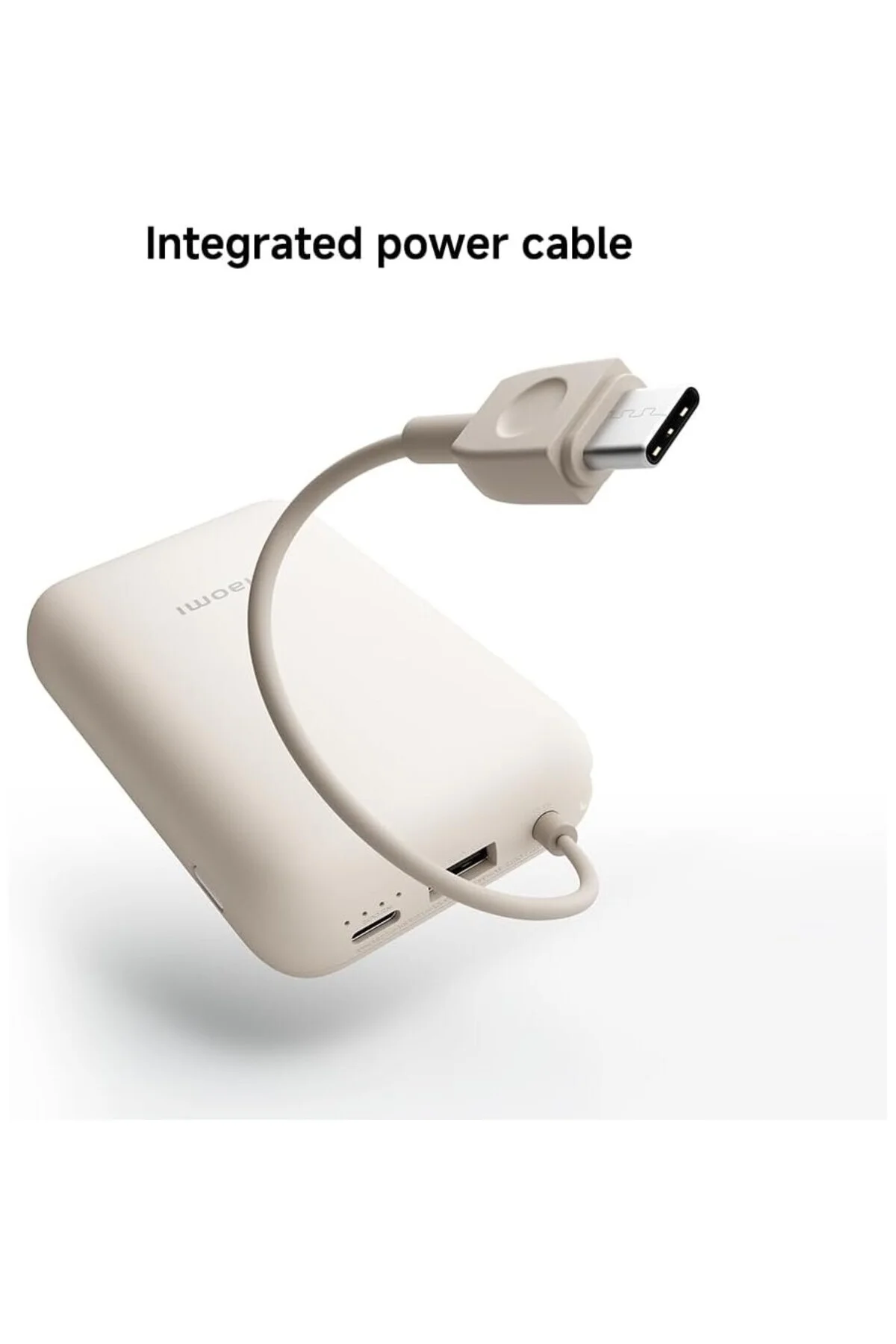 Power Bank 10000mAh (Entegre Kablo) 22.5W Mavi