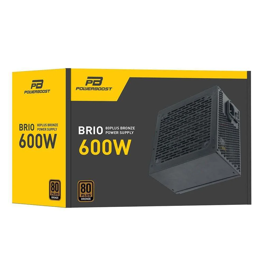 POWER BOOST JPSU-BST-ATX600BEU 600W 12cm FANLI POWER SUPPLY 80+ BRONZE AKTİF PFC BRİO Fiyatı, Yorumları ve Özellikleri