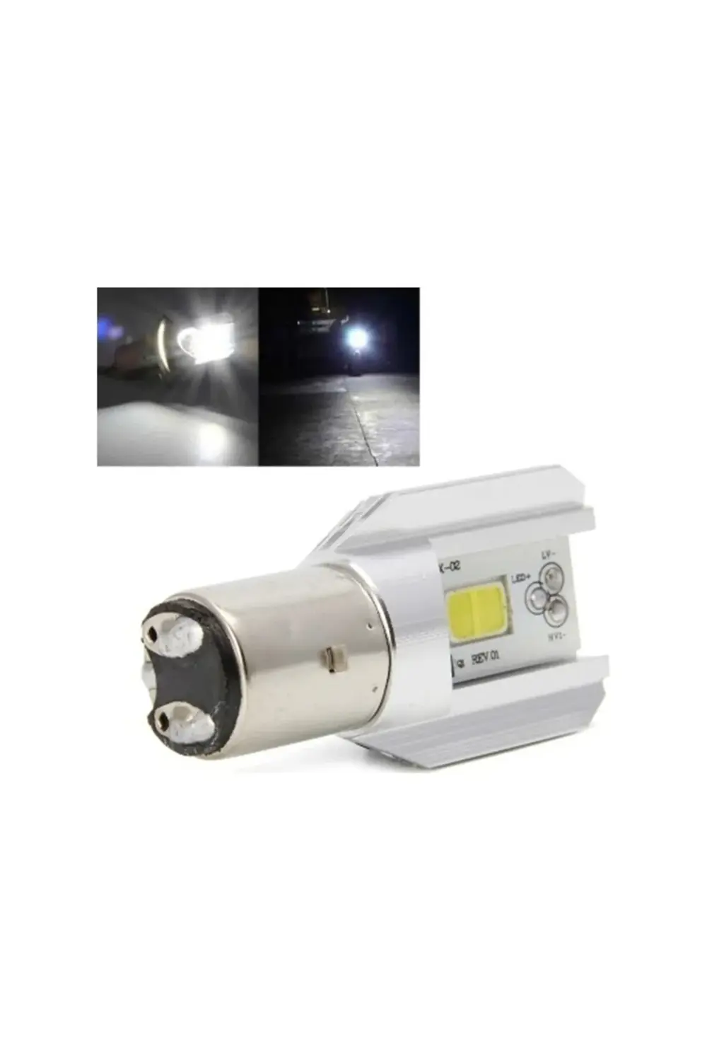 Power Led 12v 35/35w Kesik Tip Ampul S2 Beyaz Işık