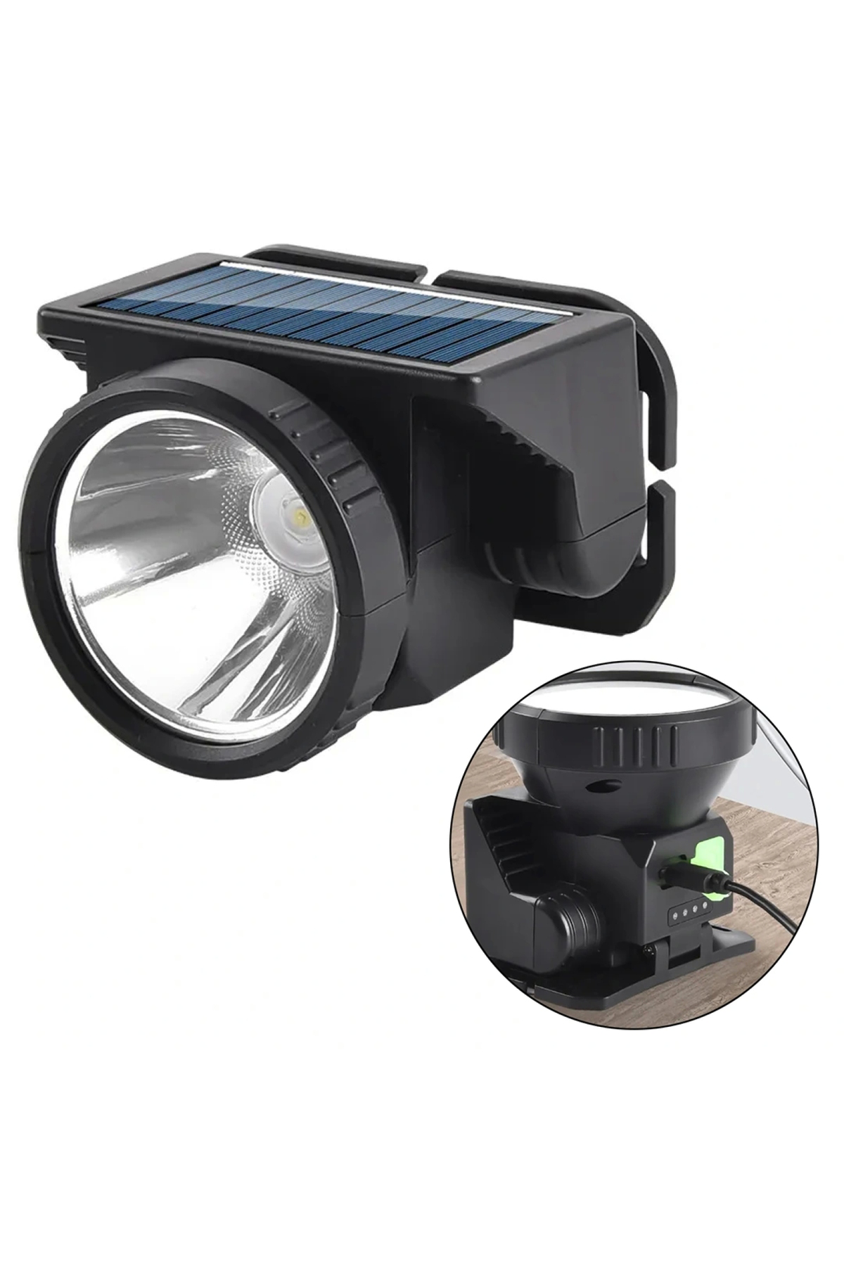 POWER LED BEYAZ SOLAR KAFA LAMBASI FENERİ TYPE-C ŞARJLI 73X77X55M POWER LED BEYAZ SOLAR KAFA LAMBASI FENERİ TYPE-C ŞARJLI 73X77X55M