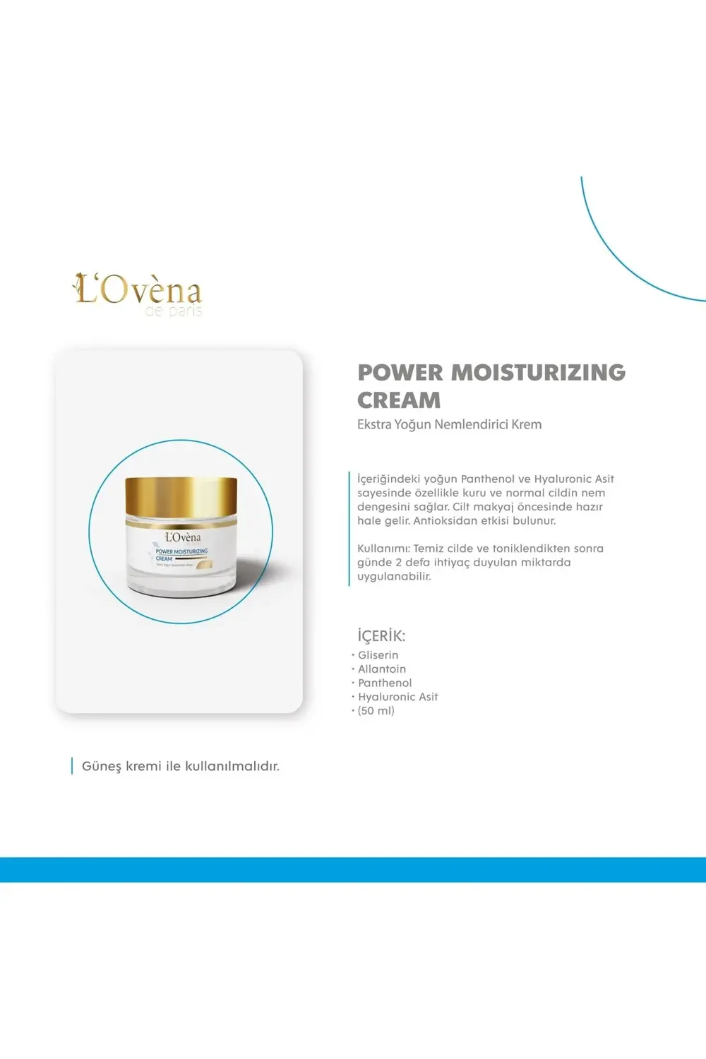 - Power Moısturazıng Cream - 50 ml