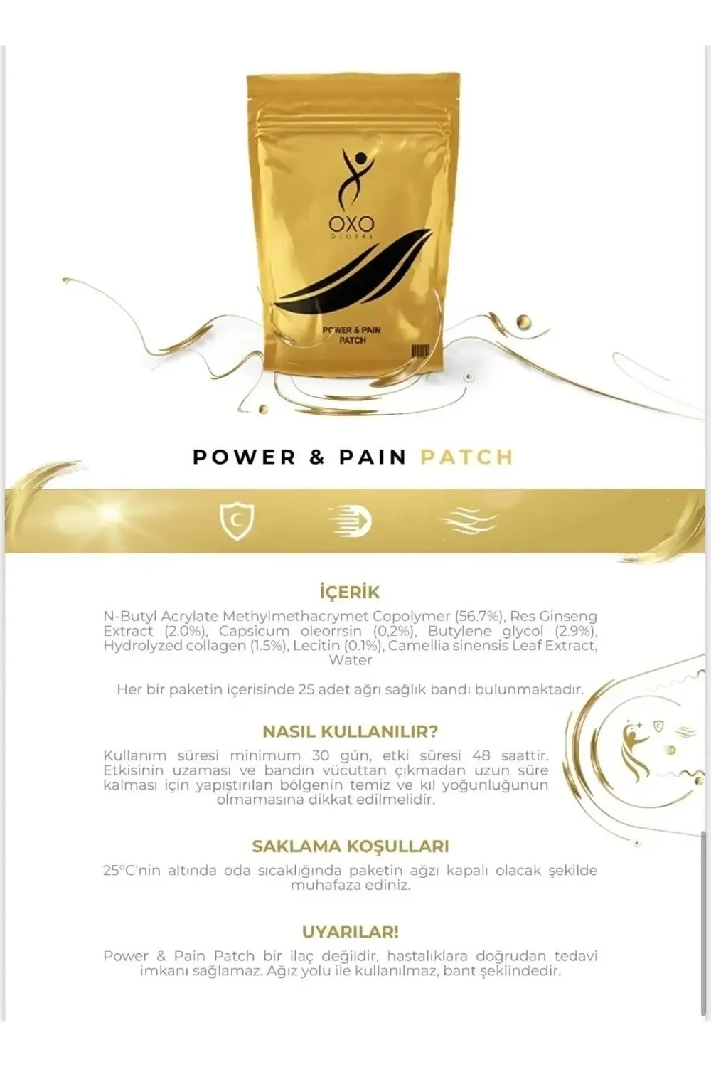 Power Pain Patch Ağrı Bandı 25 Li Paket