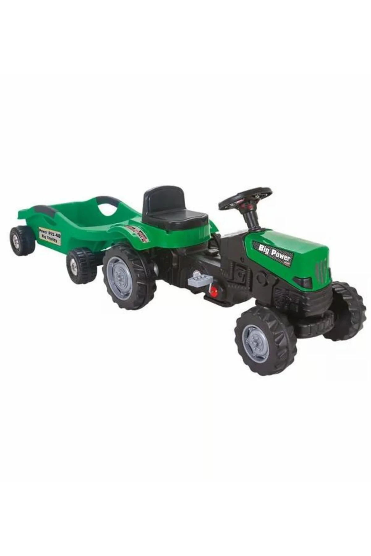 POWER PEDALLI BİG TROLLEY TRAKTÖR YEŞİL-PLS