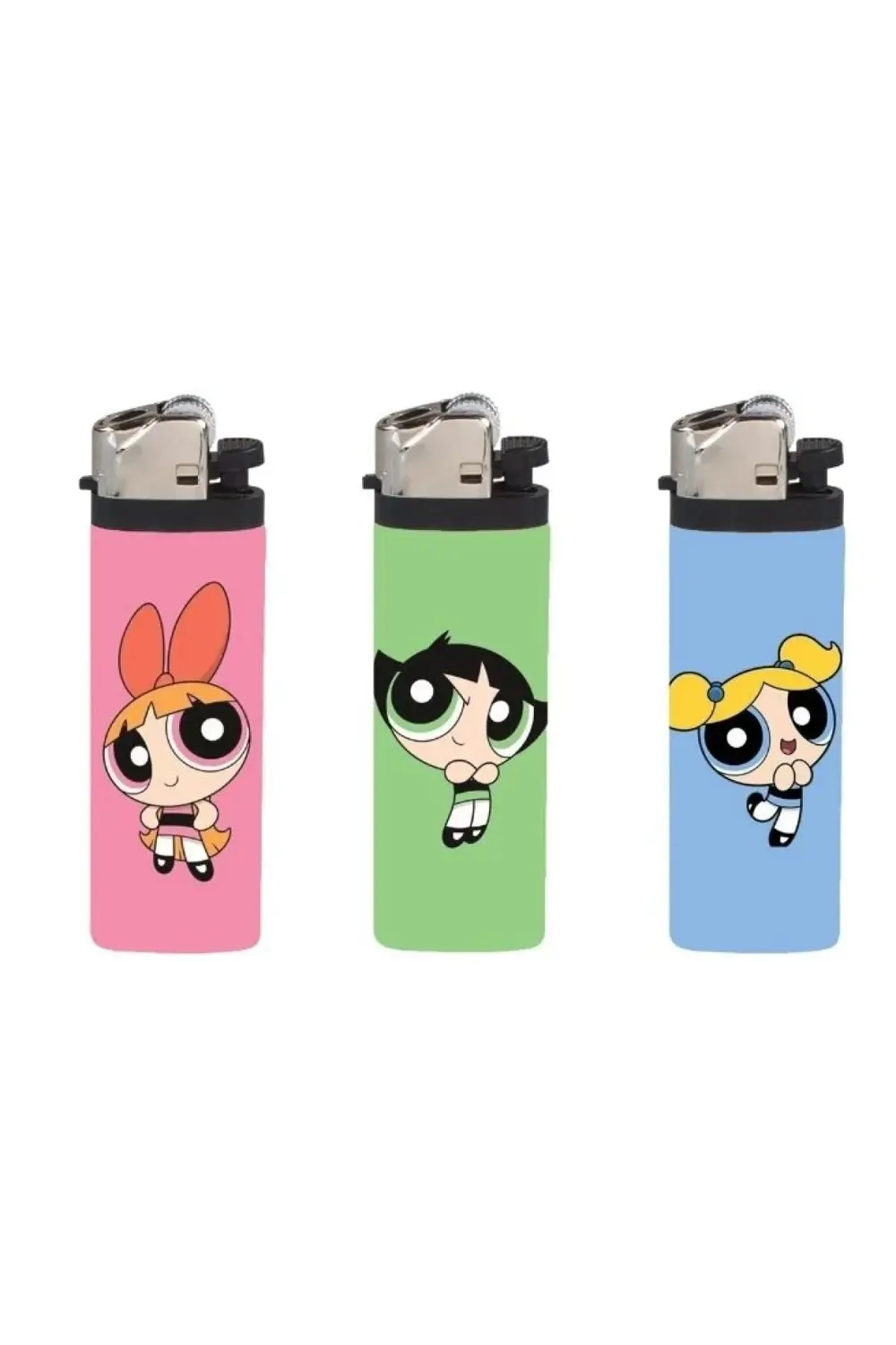 Power Puff Girls 3'lü Karekter Çakmak
