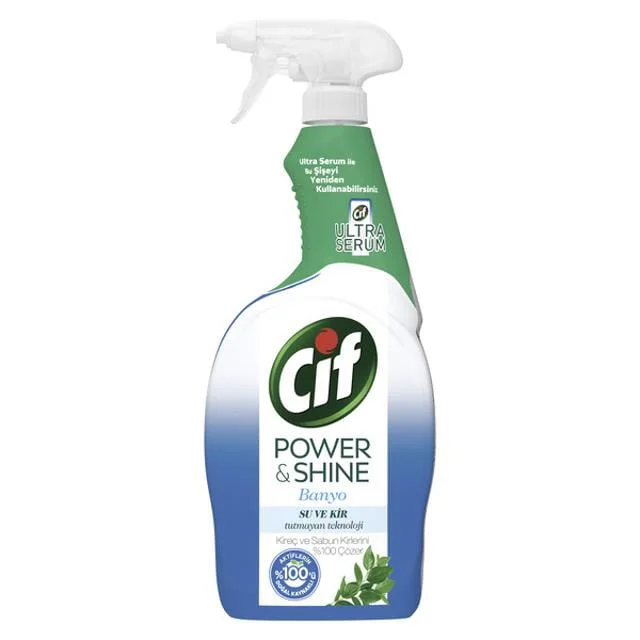 Power & Shine Banyo Spreyi 750 ML – Parlak ve Lekesiz Banyo İçin Etkili Temizleyici