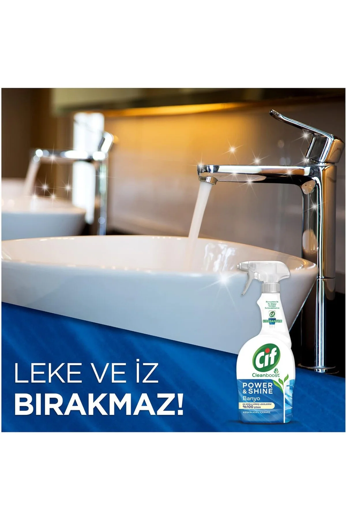 Power & Shine Sprey Banyo İçin Temizleyici ve Kireç Çözücü 750 ml
