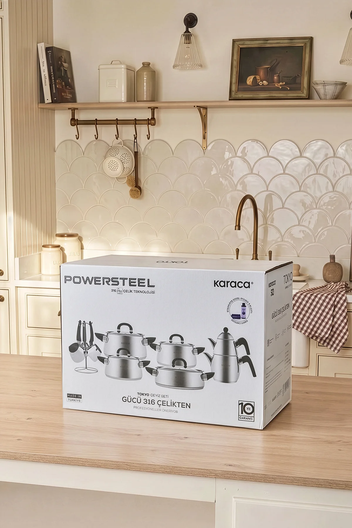 Power Steel 316+ Tokyo 15 Parça Çelik Çeyiz Seti - Görsel 7