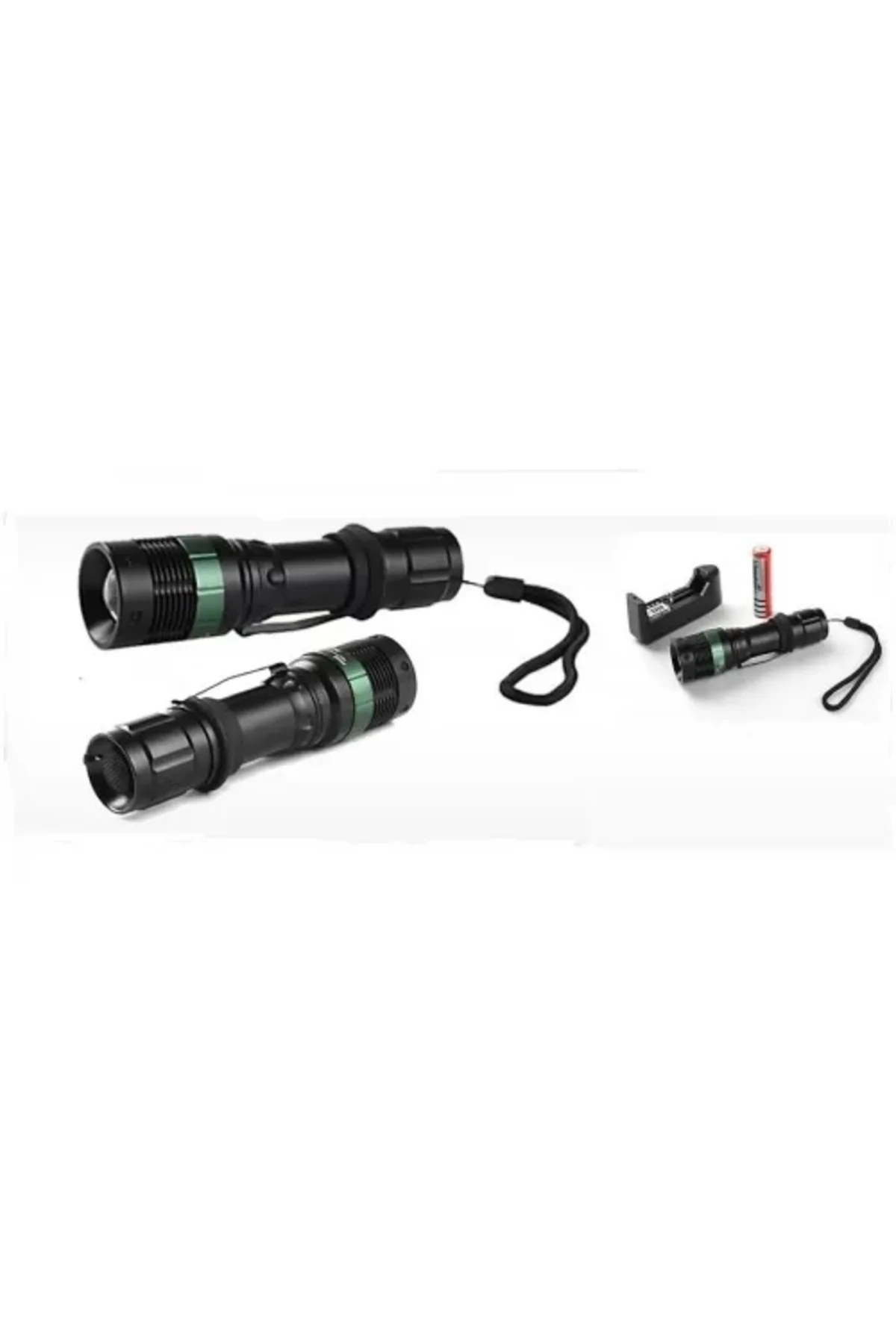 Power Style 500 Lumen 600 Metre Işık Uzantılı Zoomlu Şarjlı El Fe