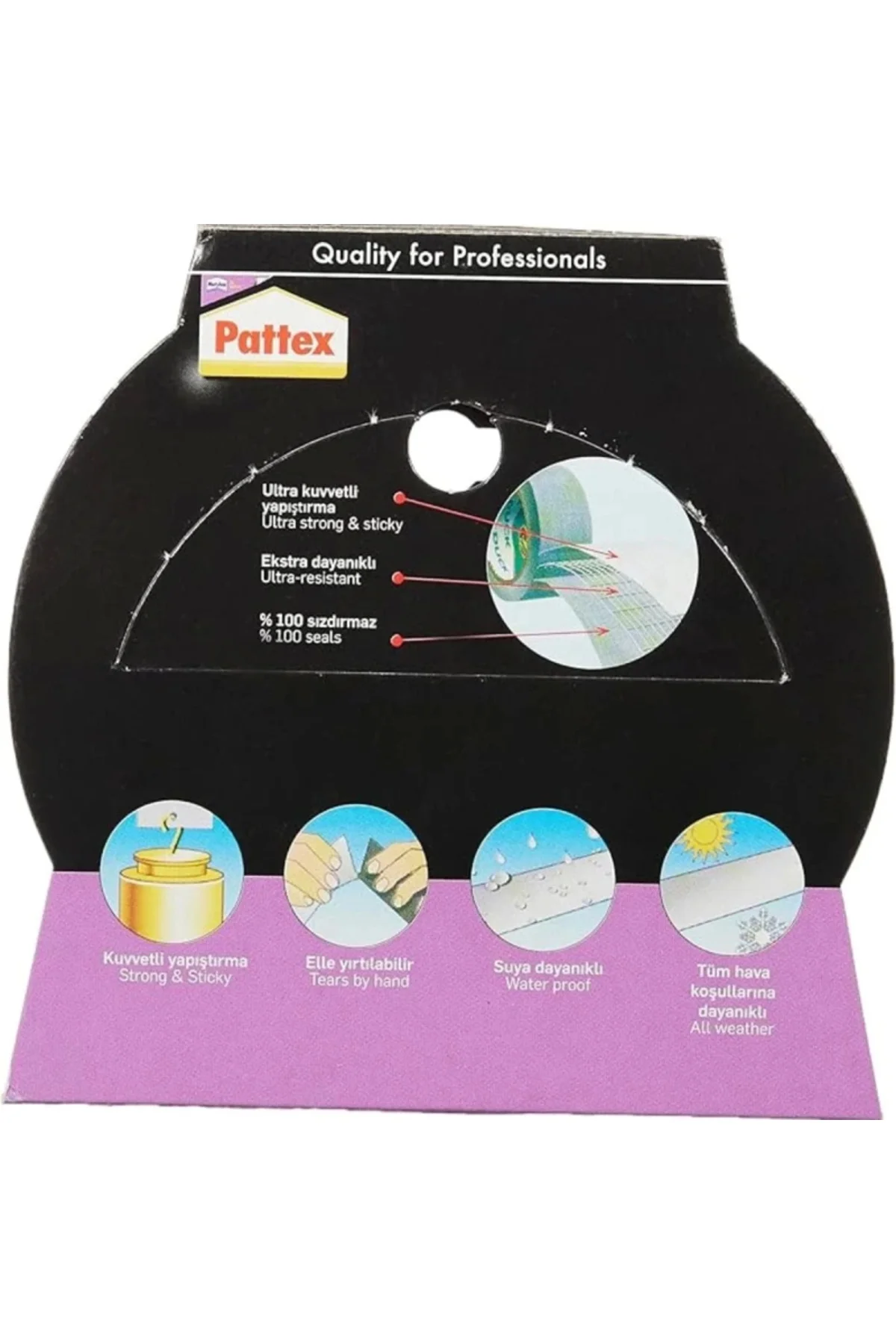 Power Tape Gri Renkli 50mm x 10m
