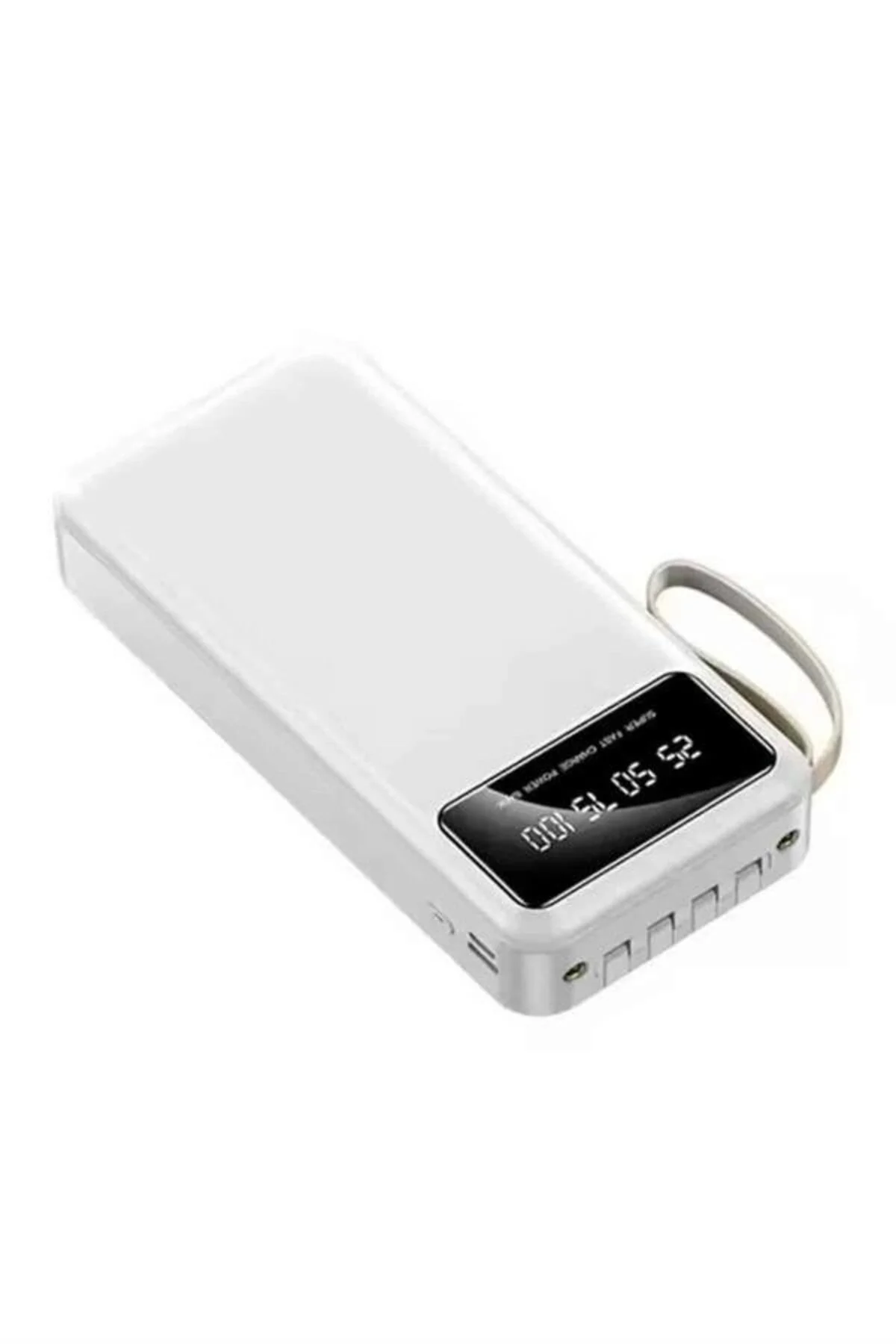 Powerbank 10000 mAh – Çift USB Çıkışlı, Type-C Girişli, Şık Beyaz
