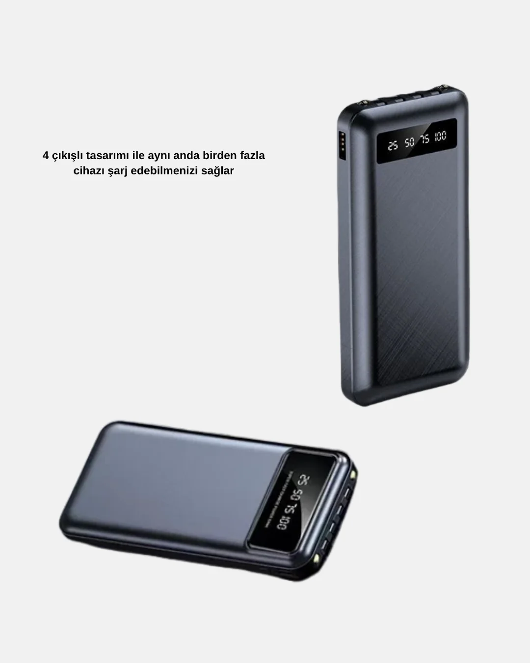Powerbank 20000 mAh 4 Çıkışlı Hızlı Şarjlı ve LED Göstergeli Fiyatı, Yorumları ve Özellikleri