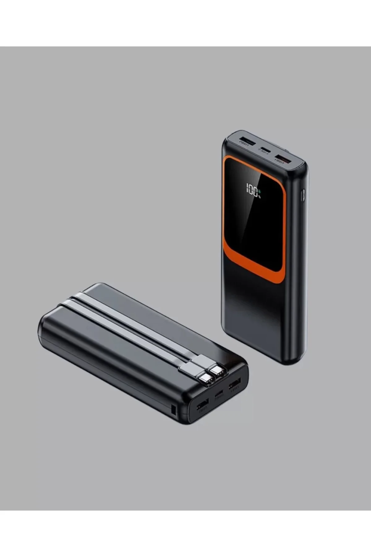 Powerbank 20000 mAh 22.5W Hızlı Şarjlı ve Kompakt Çoklu Kablo Çık