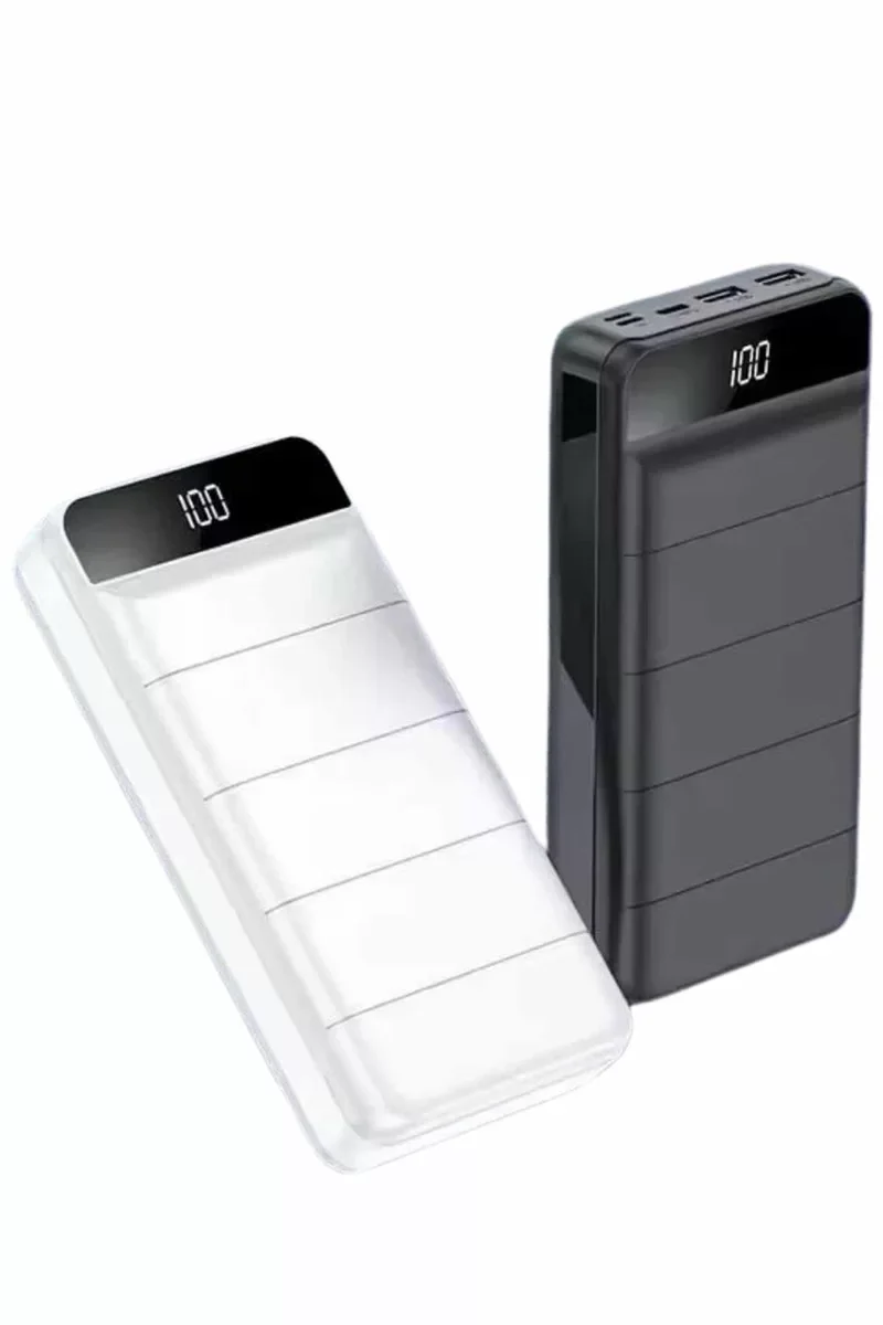 Powerbank 50.000 Mah Dijital Göstergeli Taşınabilir 4 Portlu Hızlı Powerbank Yeni Nesil