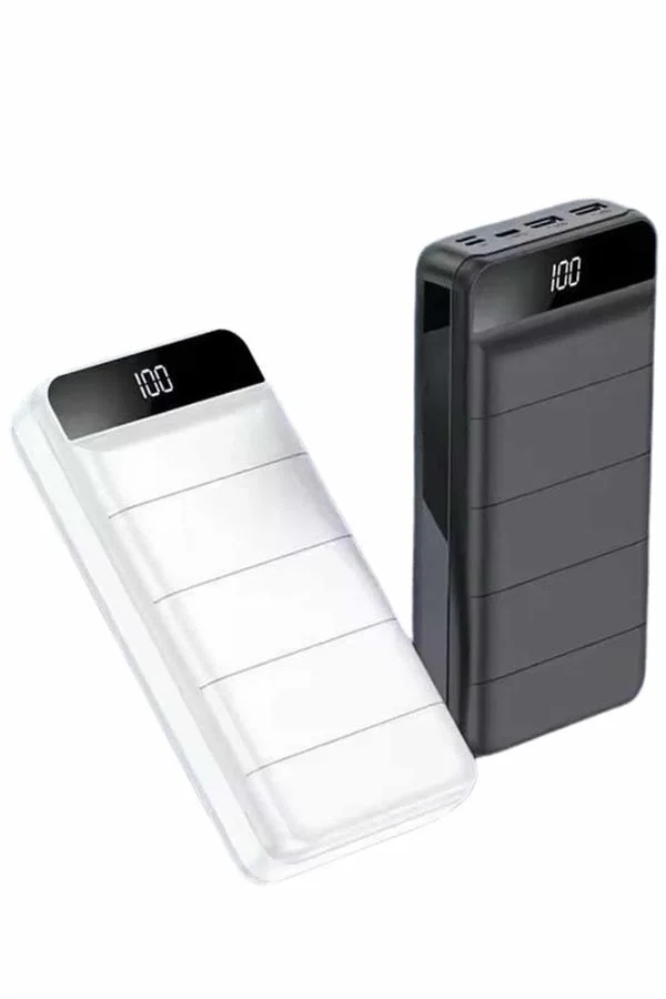 Powerbank 50.000 Mah Dijital Göstergeli Taşınabilir 4 Portlu Hızlı Powerbank