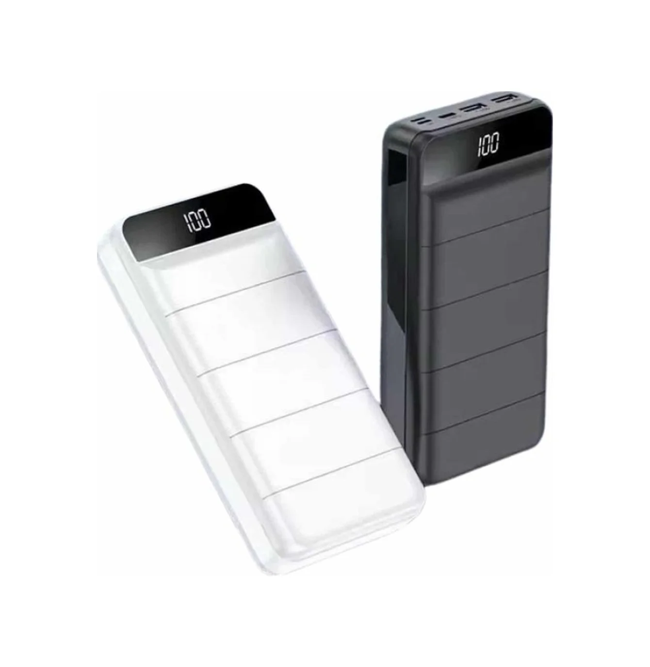 Powerbank 50.000 Mah Dijital Göstergeli Taşınabilir 4 Portlu Hızl