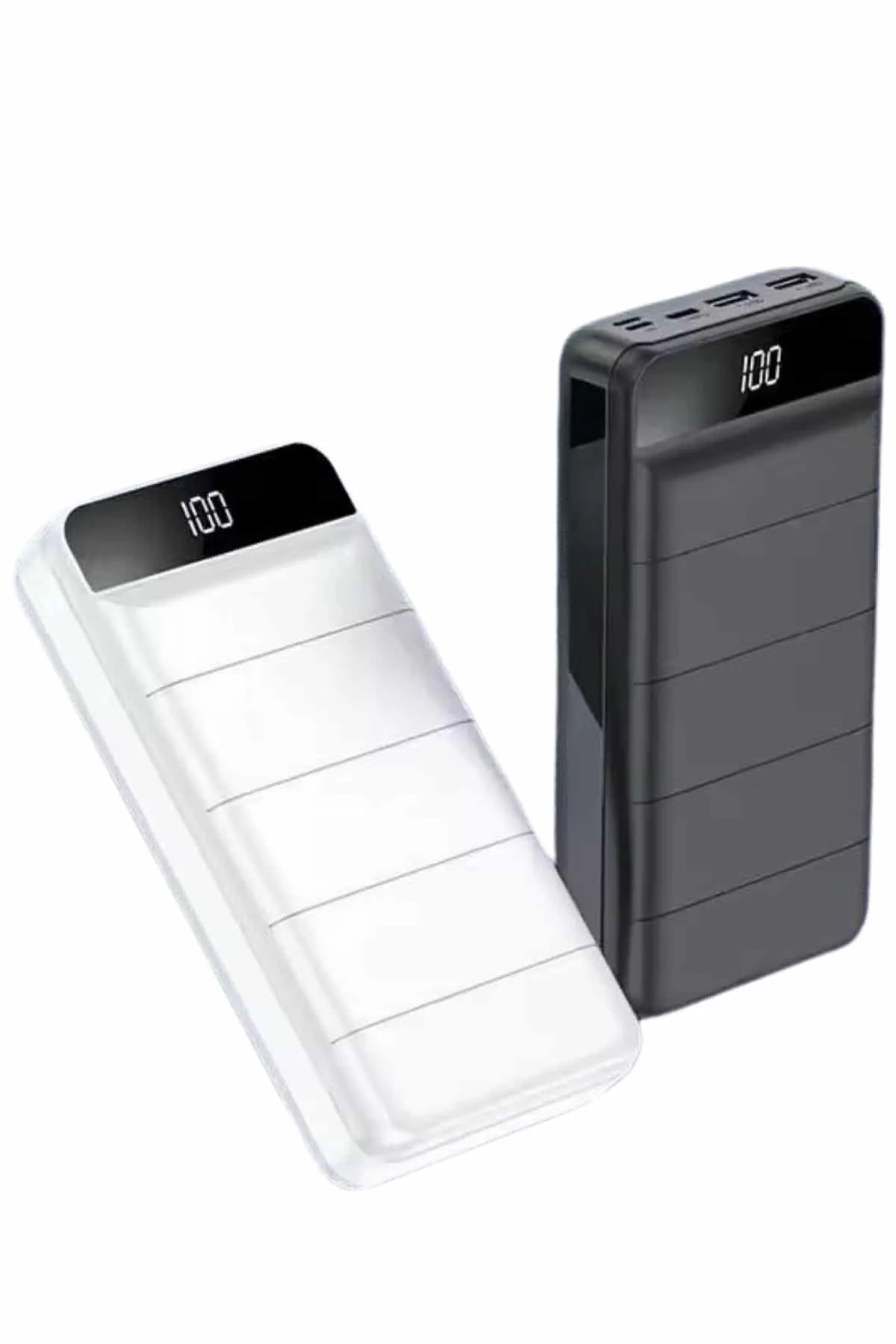 Powerbank 50.000 Mah Dijital Göstergeli Taşınabilir 4 Portlu Hızlı Powerbank Yeni Nesil