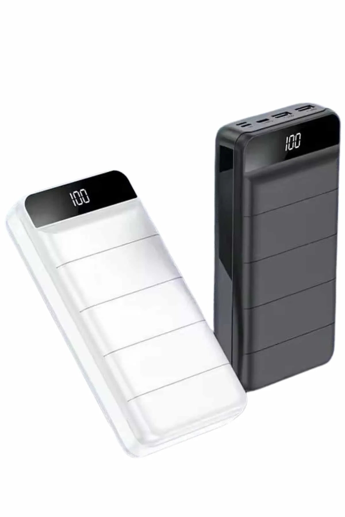 Powerbank 50.000 Mah Dijital Göstergeli Taşınabilir 4 Portlu Hızlı Powerbank Yeni Nesil