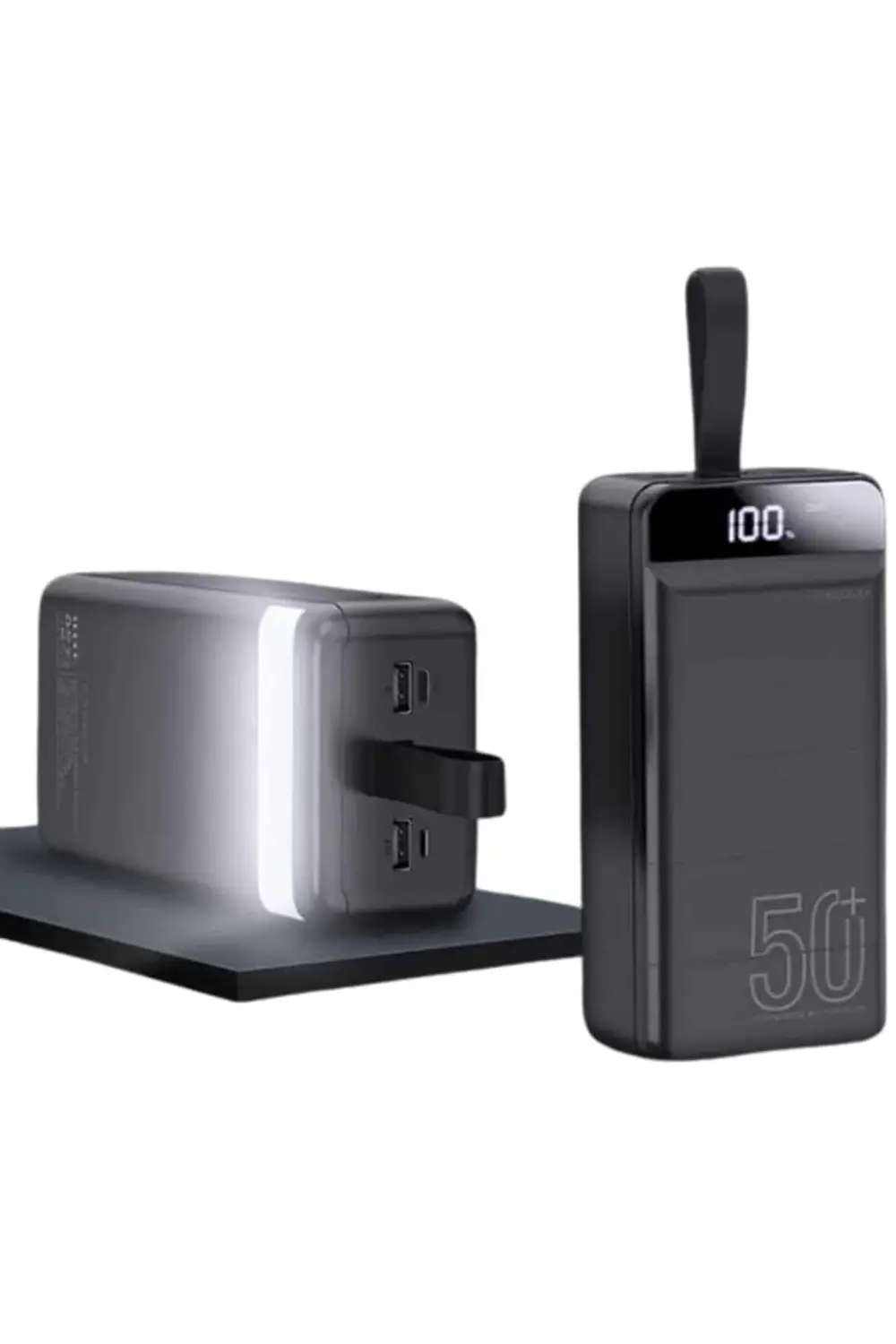 Powerbank 50.000 Mah Dijital Göstergeli Taşınabilir 4 Portlu Hızl