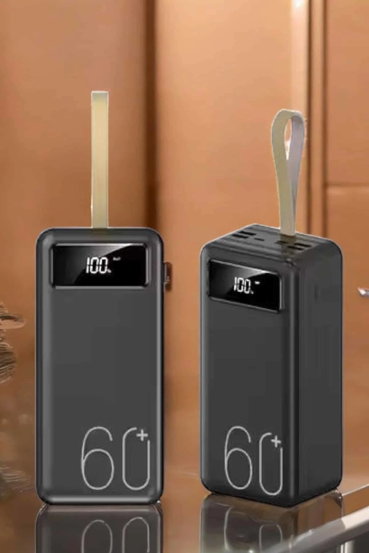 Powerbank 60.000 Mah Hızlı Şarj 4 Çıkışlı Uzun Şarj Süreli Dijital Göstergeli