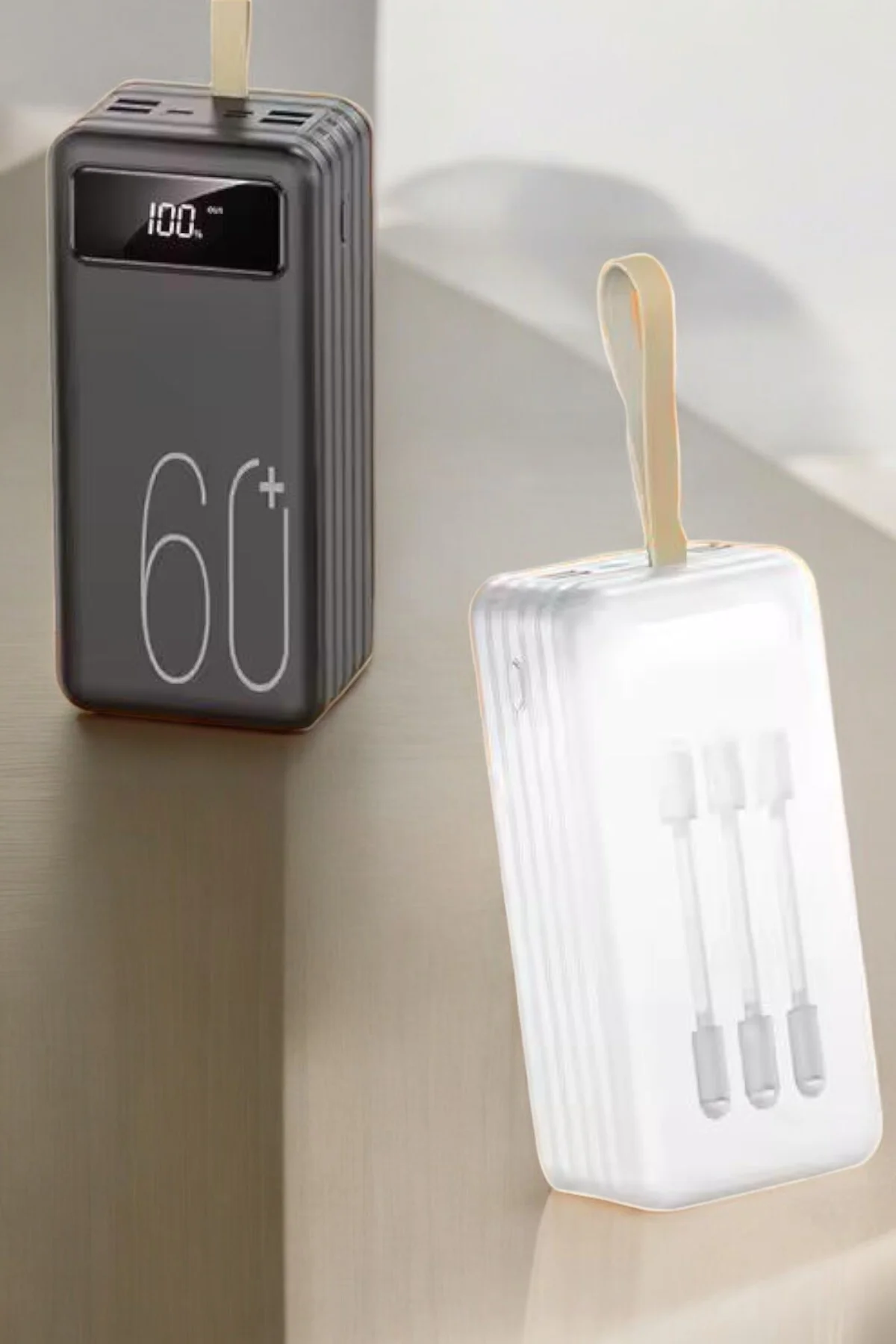 Powerbank 60.000 Mah Hızlı Şarj 4 Çıkışlı Uzun Şarj Süreli Dijital Göstergeli