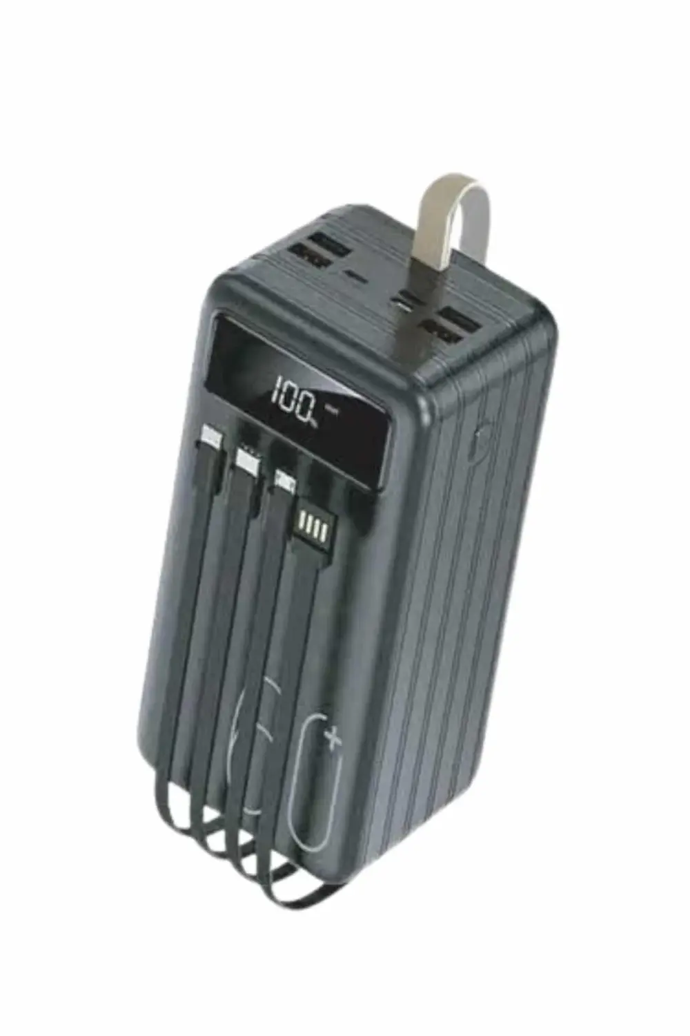 Powerbank 60.000 Mah Taşınabilir Şarj Hızlı El Fenerli Dijital Gö