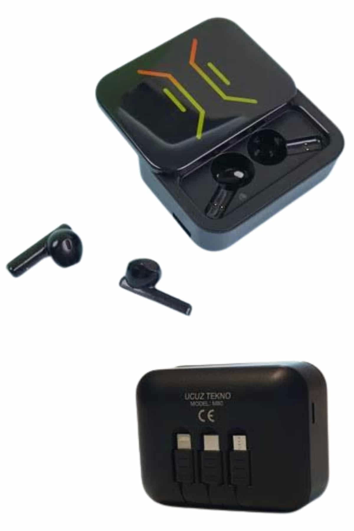 Rby Powerbank Bluetooth Kulaklik Oyuncu Kulakliği Yüksek Ses Kaliteli