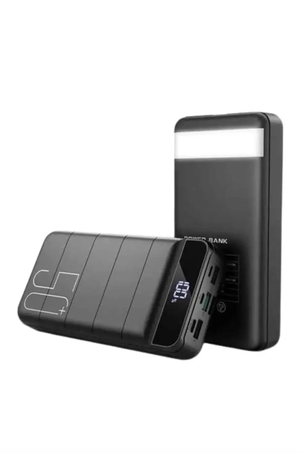 Powerbank Çoklu Şarj Girişi 50.000 Mah Taşınabilir Dijital Göster