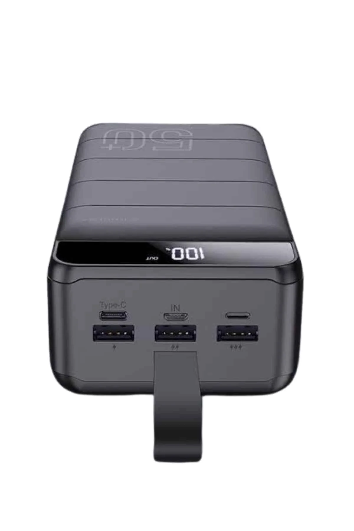 Powerbank Çoklu Şarj Girişi 50.000 Mah Taşınabilir Dijital Göster