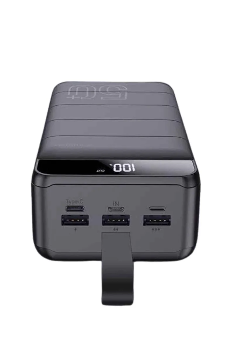 Powerbank Çoklu Şarj Girişi 50.000 Mah Taşınabilir Dijital Göstergeli