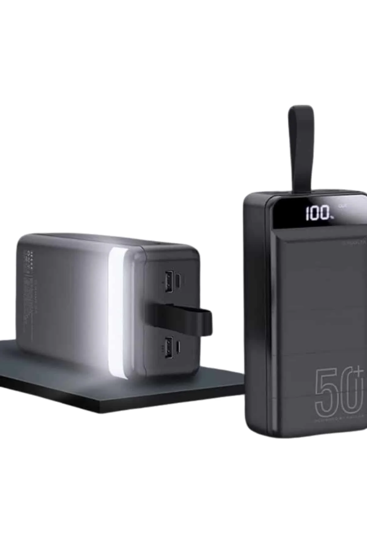 Powerbank Çoklu Şarj Girişi 50.000 Mah Taşınabilir Dijital Göstergeli