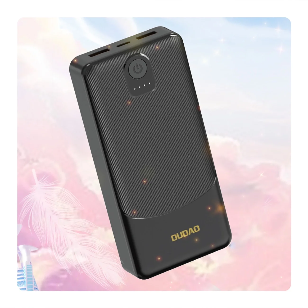 Powerbank Dudao K10Pro 2.4A 20000mAh 2 x USB-A - Siyah (4741)