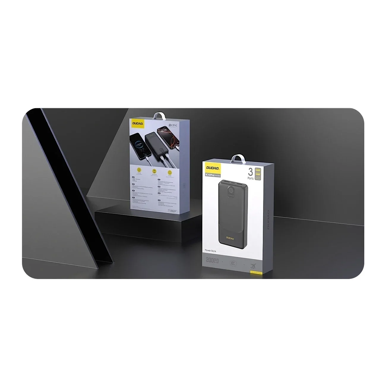 Powerbank Dudao K10pro 2.4a 20000mah 2 X Usb-a - Siyah Bx40 Fiyatı, Yorumları ve Özellikleri