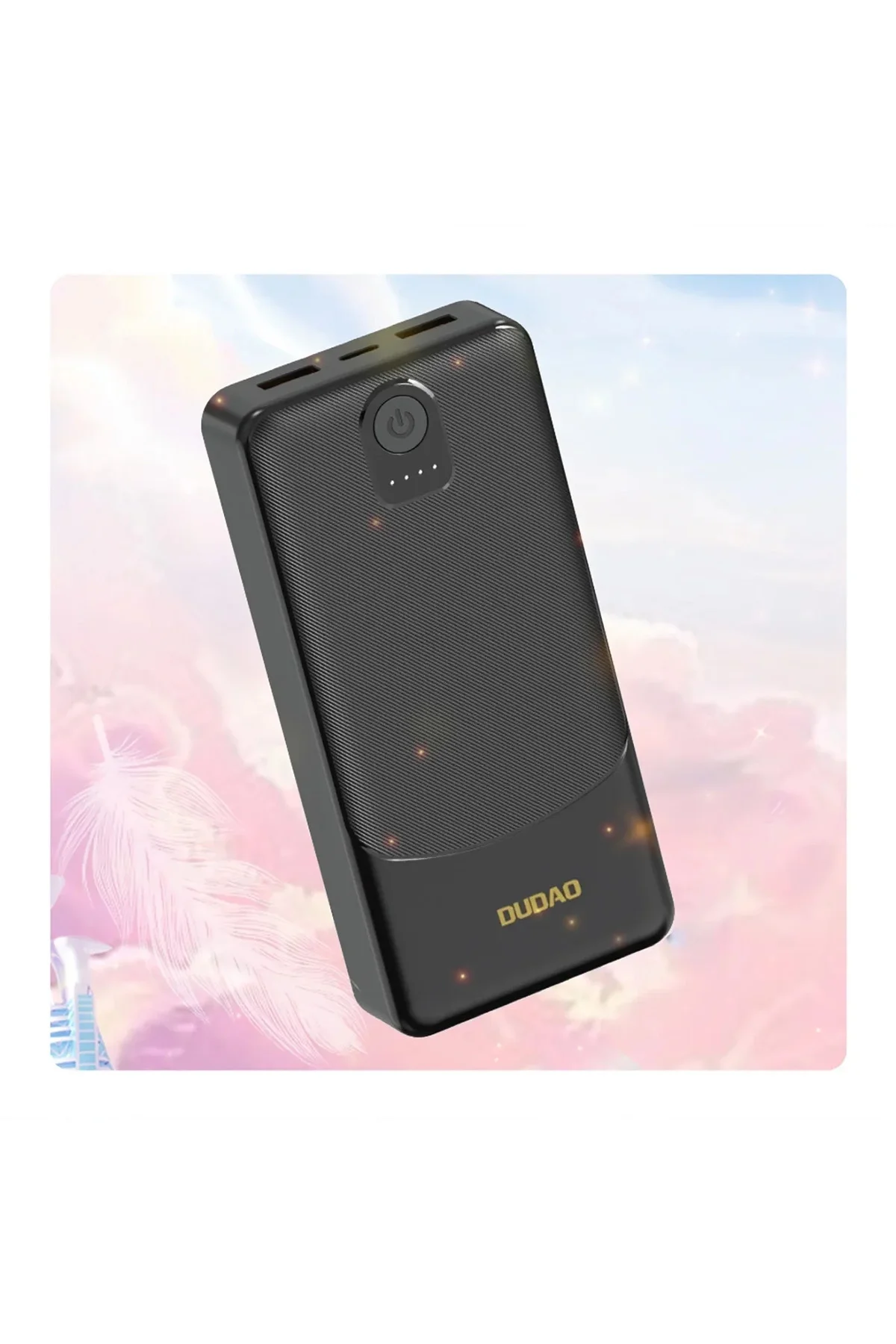 Powerbank Dudao K10Pro 2.4A 20000mAh 2 x USB-A - Siyah Powerbank Dudao K10Pro 2.4A 20000mAh 2 x USB-A - Siyah