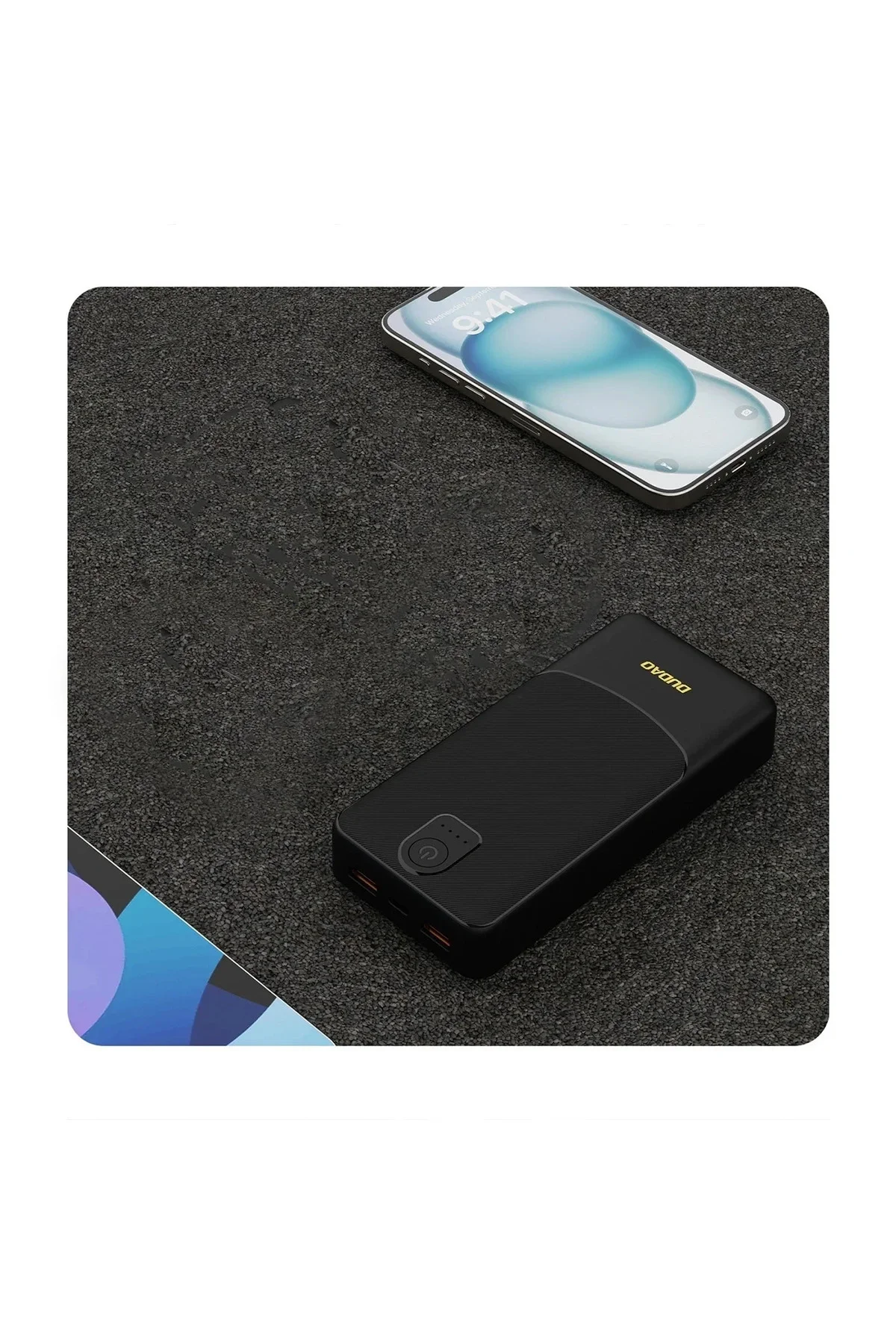 Powerbank Dudao K10Pro 2.4A 20000mAh 2 x USB-A - Siyah Powerbank Dudao K10Pro 2.4A 20000mAh 2 x USB-A - Siyah