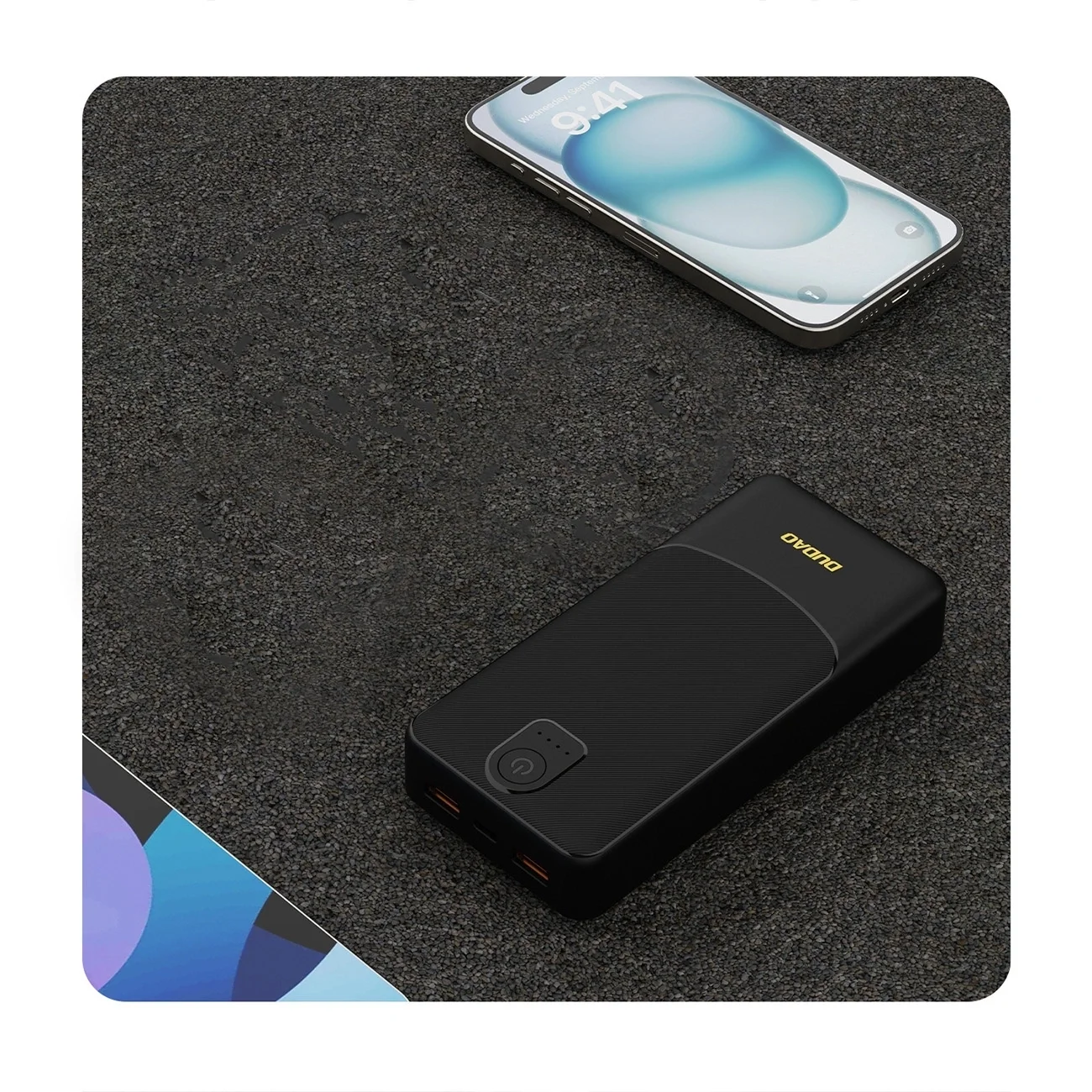 Powerbank Dudao K10Pro 2.4A 20000mAh 2 x USB-A - Siyah (4741)
