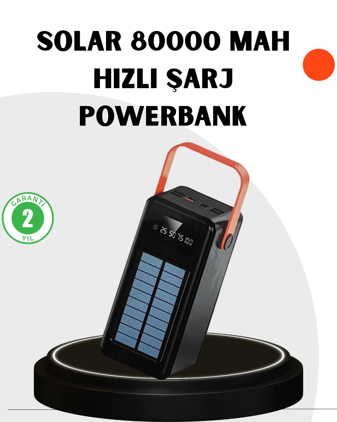 Powerbank Hızlı Şarj Solar Güneş Enerjili Çok Girişli Powerbank Hızlı Şarj Solar Güneş Enerjili Çok Girişli