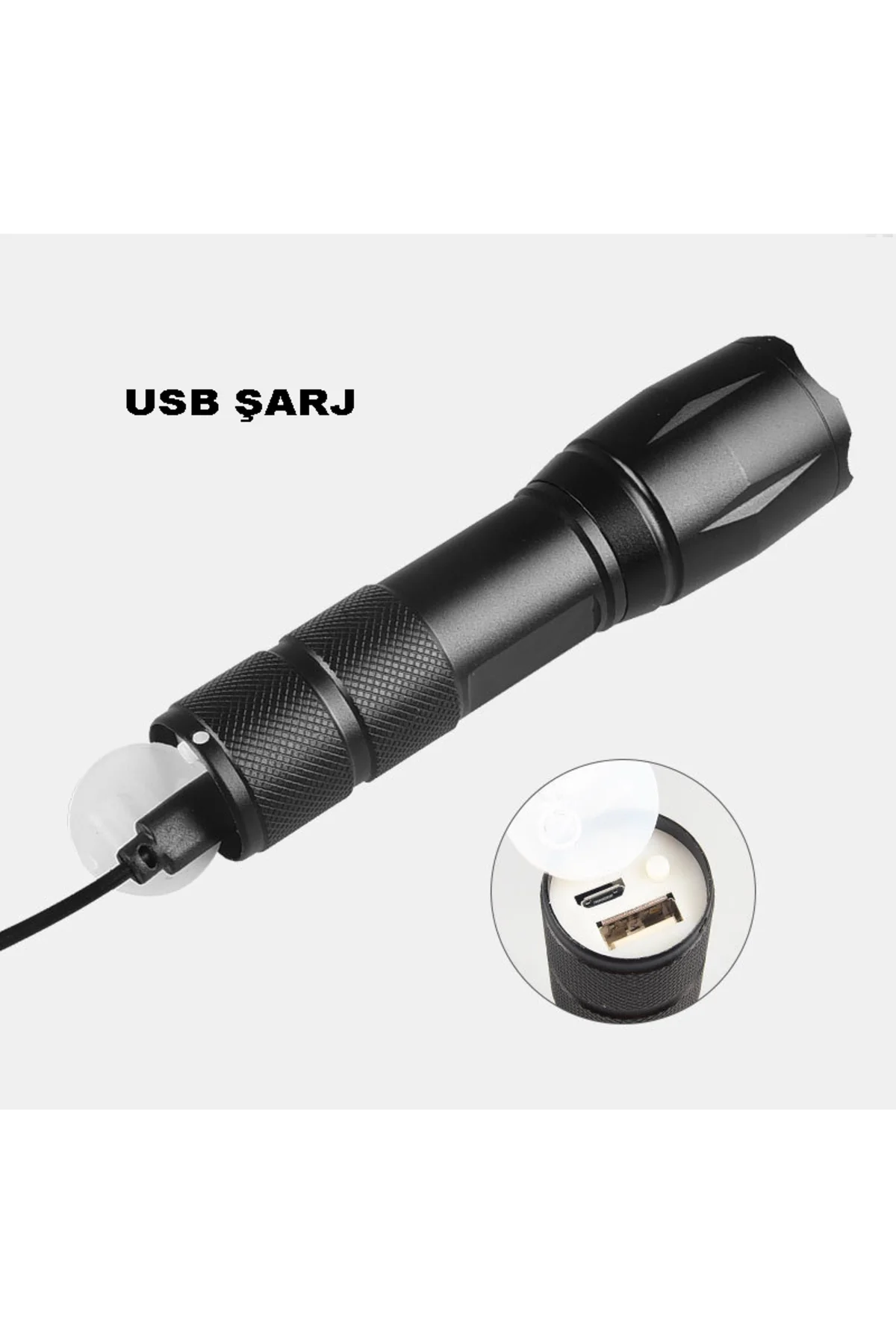 Powerbank Kafa Feneri Wt-051 Siyah