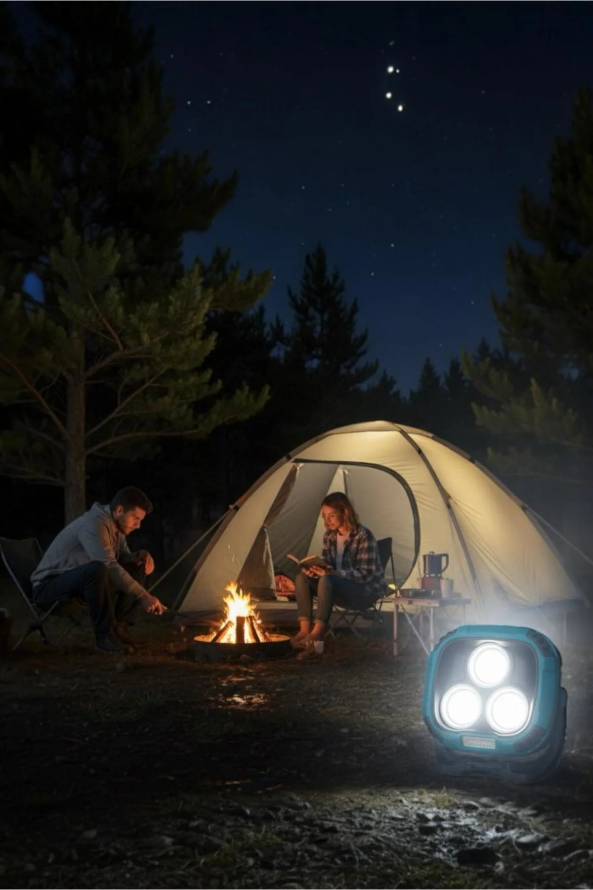 Powerbank Özellikli Şarjlı 30W Çalışma Lambası | 3 COB LED’li, 3 Renk Modlu (4000K-7000K) Powerbank Özellikli Şarjlı 30W Çalışma Lambası | 3 COB LED’li, 3 Renk Modlu (4000K-7000K)