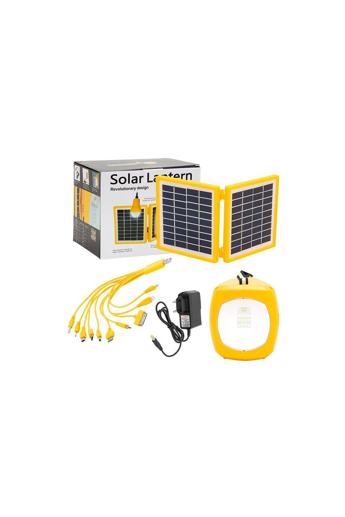 Powerbank Özellikli Işıklı Radyo Solar Enerji Sistemli Lamba KPF2