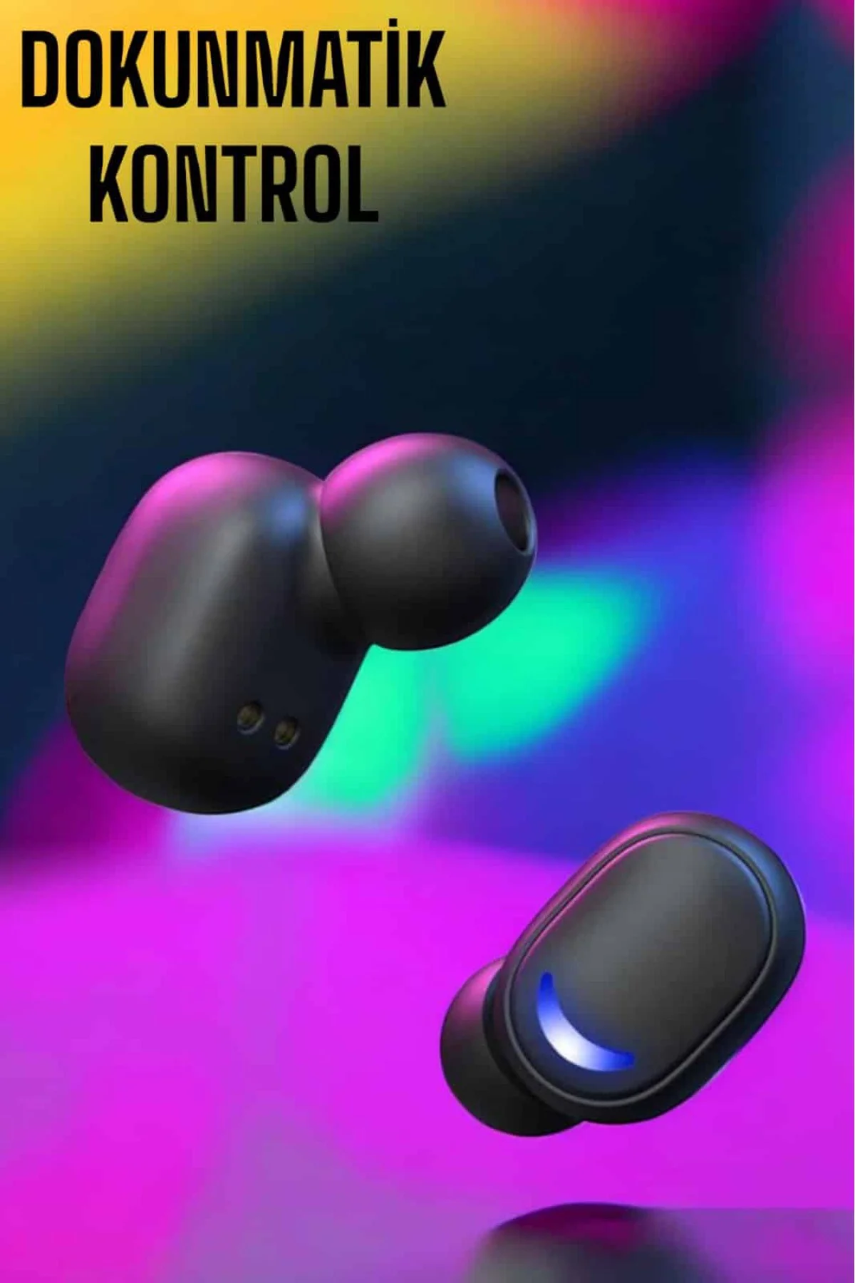 Powerbank Özellikli Kablosuz Bluetooth Kulaklık RGB Işıklı