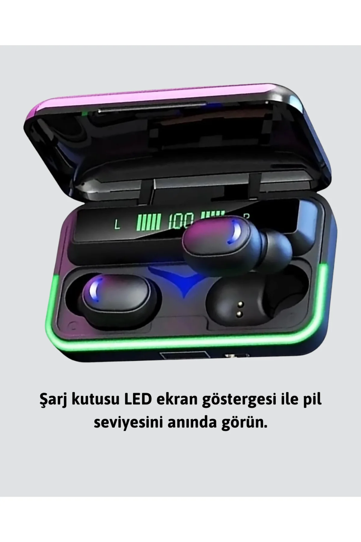 Powerbank Özellikli Bluetooth 5.1 Kulaklık Oyun Ve Müzik İçin