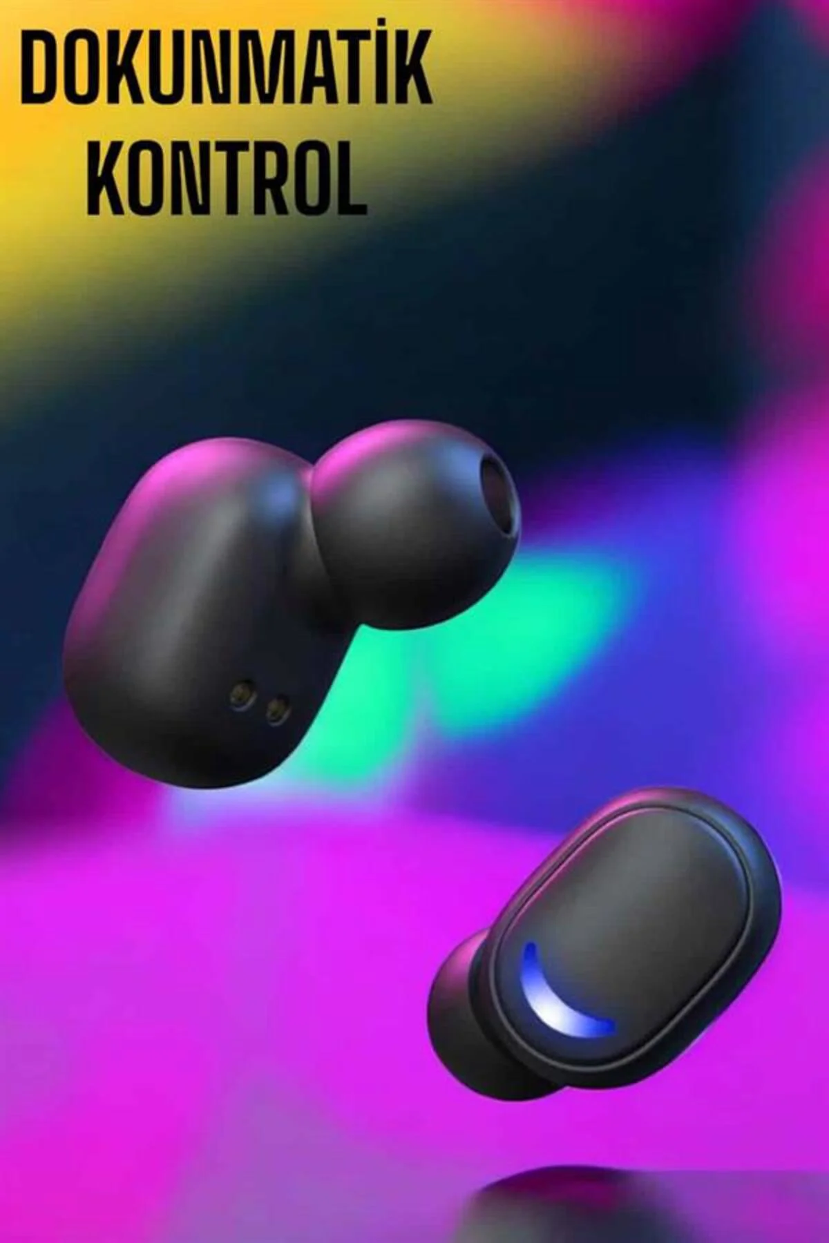 Powerbank Özellikli Kablosuz Bluetooth Kulaklık RGB Işıklı