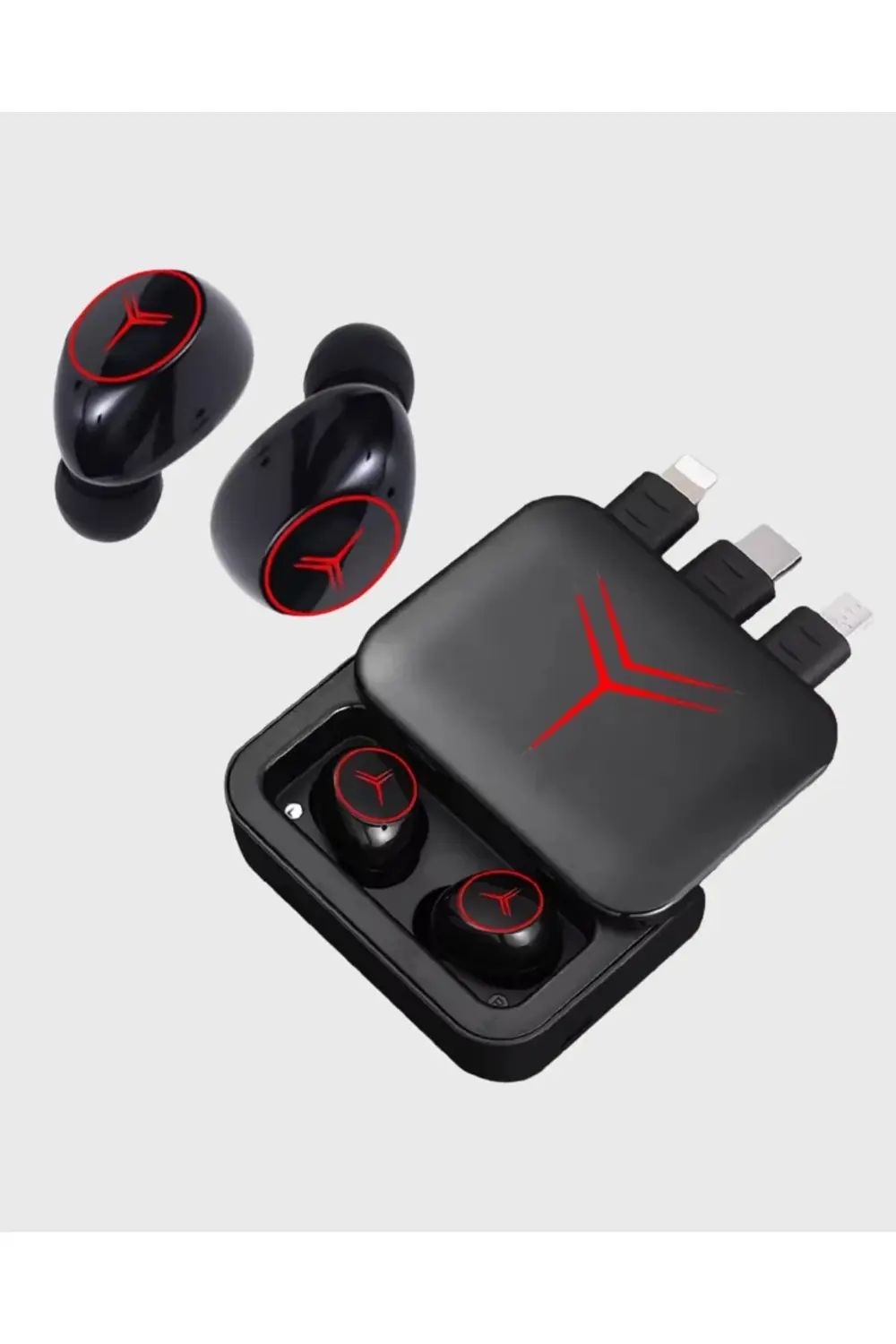 Powerbank Özellikli Bluetooth Kablosuz Kulaklık – Dokunmatik Kont