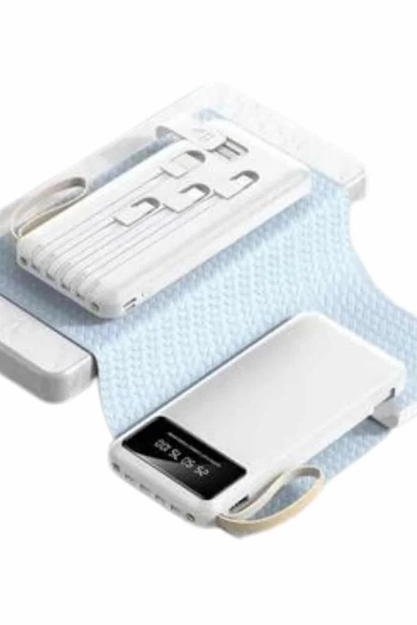 Powerbank Şarj Cihazı 4 Çıkışlı 20.000 MAH Powerbank Taşınabilir Çoklu Giriş