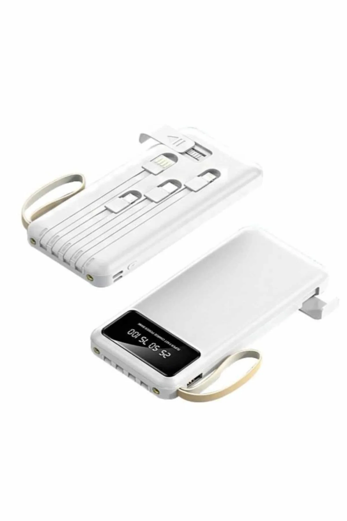 Powerbank Şarj Cihazı 4 Çıkışlı 20.000 MAH Powerbank Kompakt Yüksek Kapasiteli Hızlı Şarj