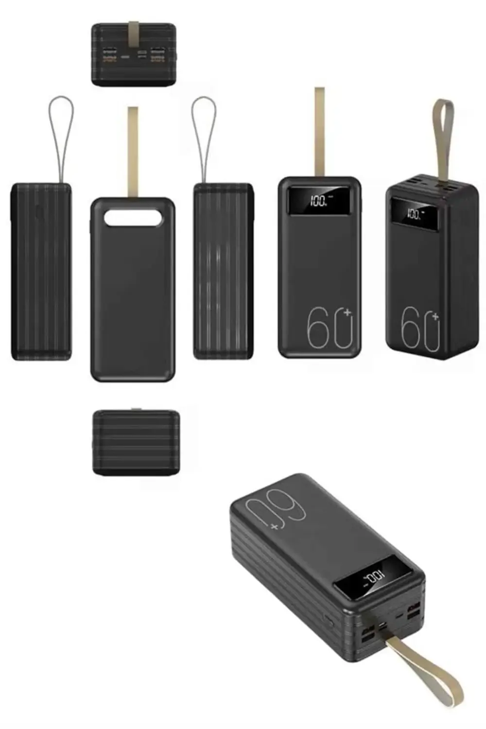 Powerbank Yüksek Kapasiteli 60.000 Mah Hızlı Şarj Şarj Özellikli