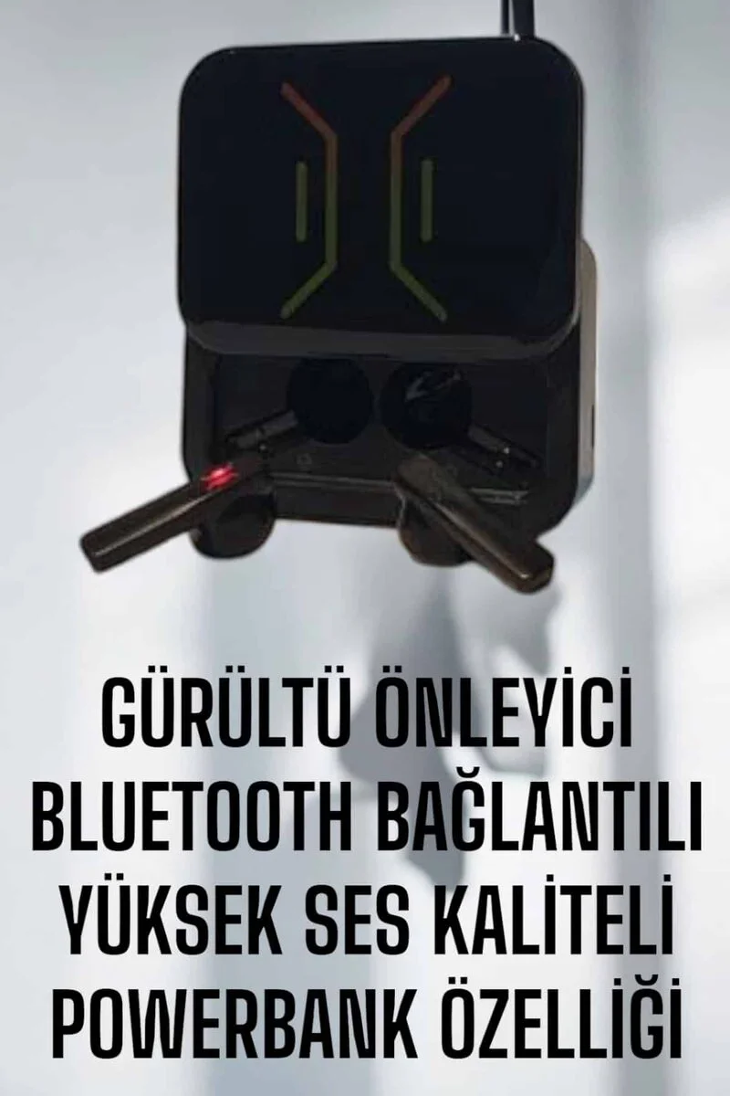 Powerbankli Bluetooth Kulaklık - Kablosuz Ses, Hızlı Şarj ve Uzun Pil Ömrü