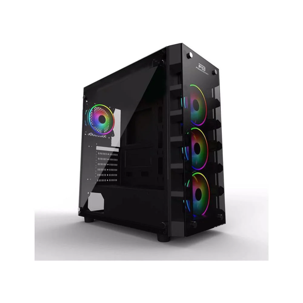 PowerBoost X59RGB-650W 80+ USB 3.0 Tempered Glass 6 x RGB Fanlı G